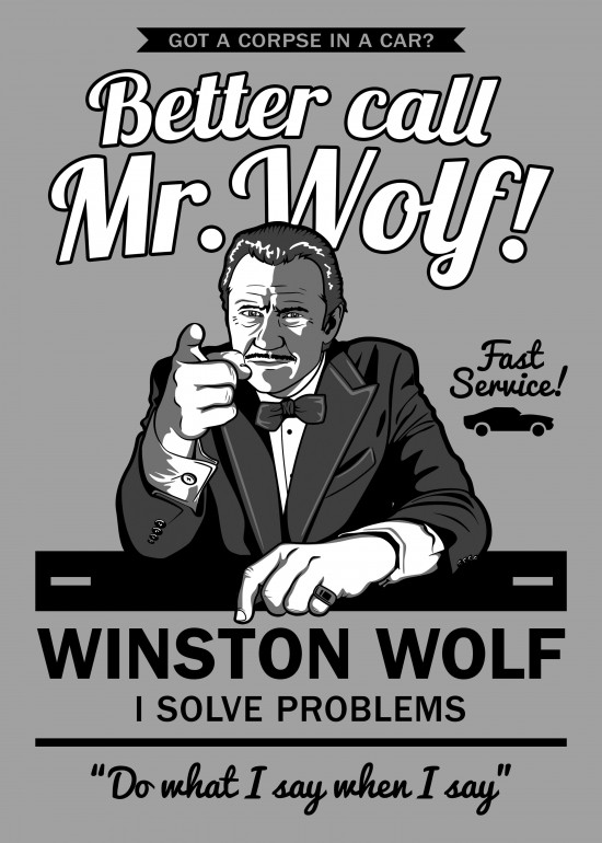 Better Call Mr. Wolf, movies, pulp fiction, quentin tarantino, wolf, television, tv series, breaking bad, better call saul, parody