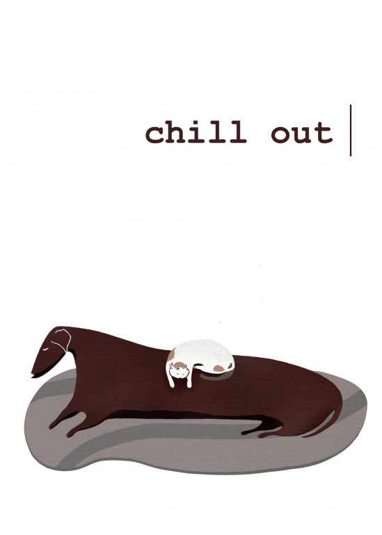 Chill, animals, mimimalistic, minimalism, cute, chill
