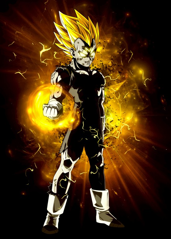 Ultimate Majin Aura Warrior, anime, manga, majin, saiyan, aura, warrior, ki, power, otaku, god, yellow