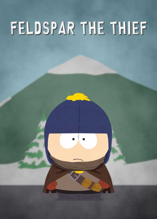 South Park The Stick Of Truth Feldspar The Thief, South, Park, Colorado, Coon, And, Friends, The, Stick, Of, Truth, RPG, Eric, Cartman, Kyle, Broflovski, Stan, Marsh, Kenny, McCormick, Butters, Jimmy, Valmer, Timmy, Burch, Wendy, Testaburger, Butters, Merciful, Chris, Donnely, Clyde, Lord, Darkness, Grand, Wizard, King, Fast, Travel, Feldspar, Thief, Bard, High, Jew, Elf, Princess, Marshwalker, Token, Black, Healer, Warrior