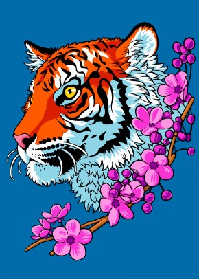 Flower tiger