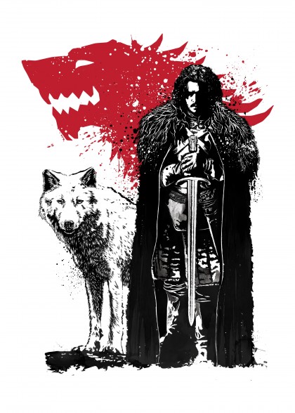 The king and the white wolf
