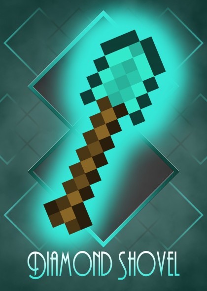 Minecraft Diamond Shovel