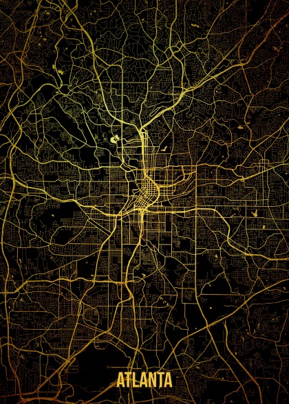 Atlanta Gold Map