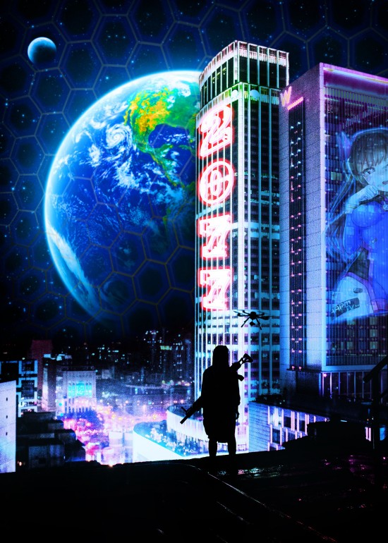 Cyberpunk City 2077, cyberpunk, city, 2077, neon, agent, planet, new, world, earth, space, star, future
