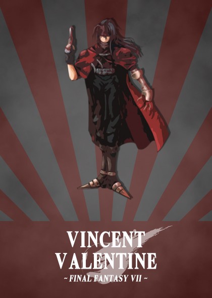 Final Fantasy 7 VII Vincent Valentine Radial