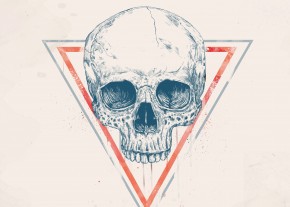 Skull in triangles