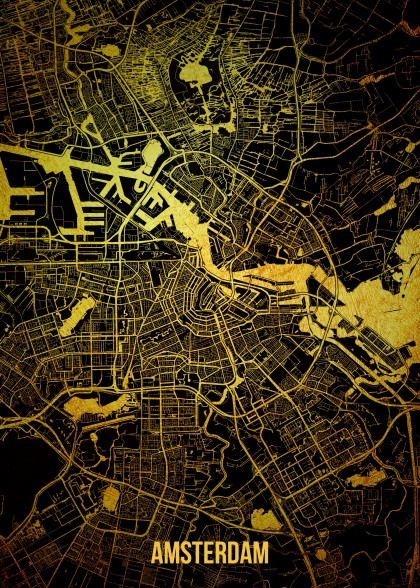 Amsterdam Gold Map