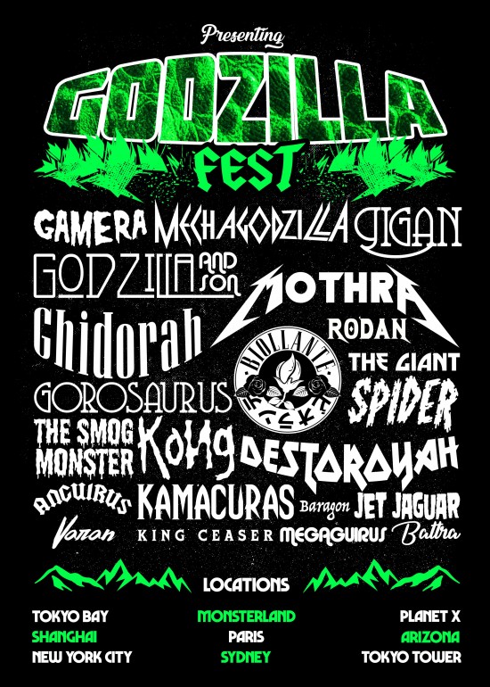 Godzilla Festival, godzilla, festival, music, bands, mothra, toyko, anime, gigan