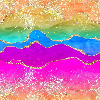 Vibrant Rainbow Glitter Agate Texture 01