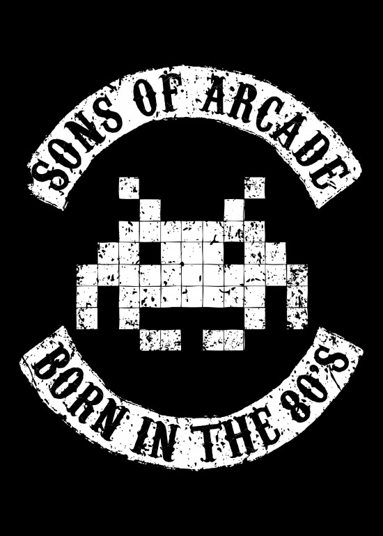 Sons of Arcade, video games, gaming, arcade, bits, retro, 80s, television, tv series, sons of anarchy, parody
