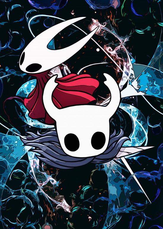 Hollow Monsters, hollow knight, warrior, demon, indie, videogames, silksong, sword, wyrm, hallownest, pale-king, radiance, godseeker, hornet, game, games, black, dark, ghost, darkness, indie games, hollowknight