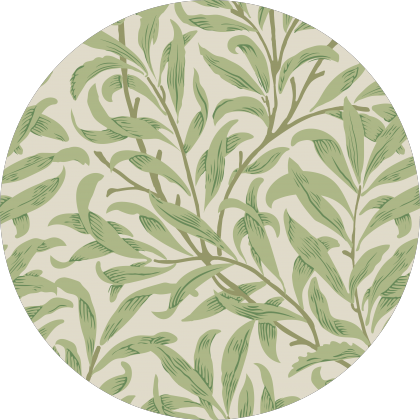 Botanical leaves pattern